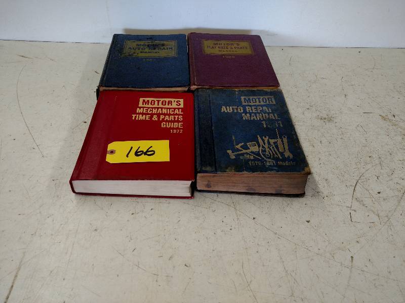 lot 166 image: (4) Motors Manuals...
