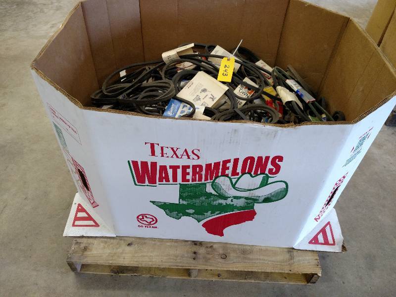 lot 243 image: Asstd V-Belts ...