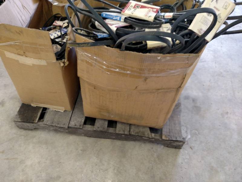 lot 244 image: Asstd V-Belts in (3) Boxes...