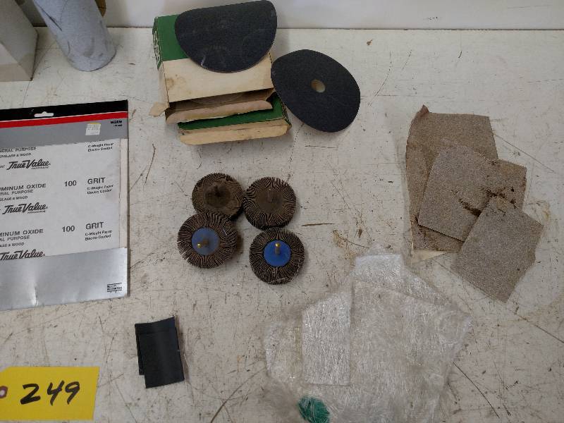 lot 249 image: Asstd Abrasives...
