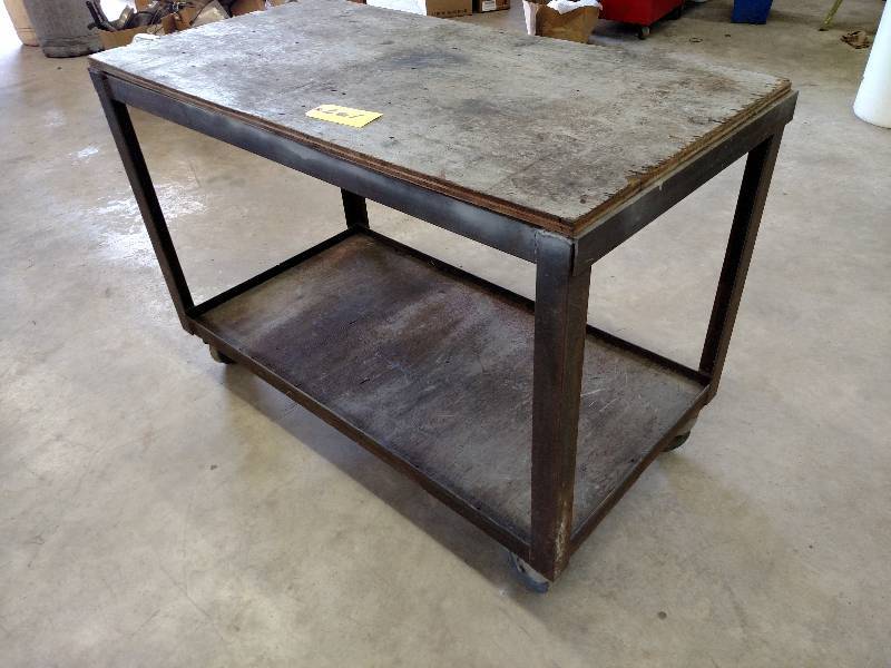 lot 261 image: Shop Cart 48 x 24 x 34 High...