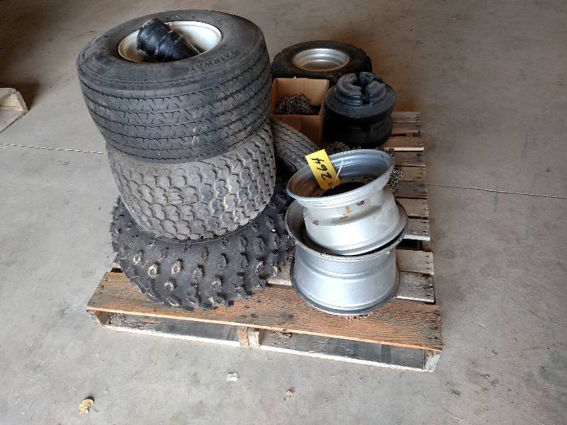 lot 264 image: Asstd Wheels, Tires, Wheel Weights...