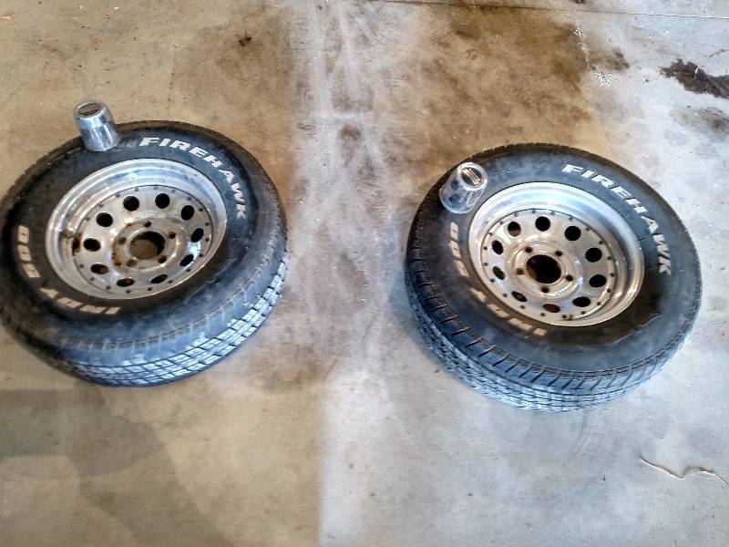 lot 274 image: (4) American Racing Wheels with Fir...