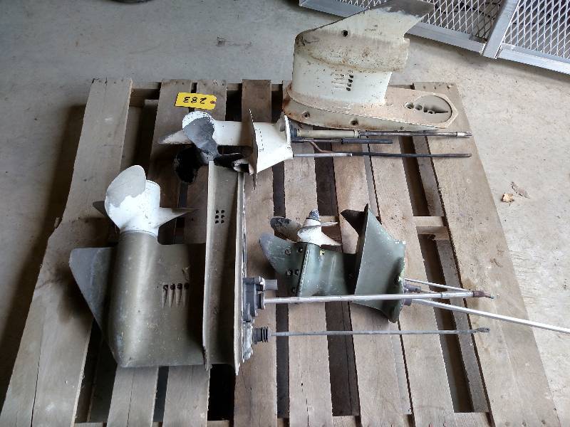 lot 283 image: (4) Outboard Lower Units...