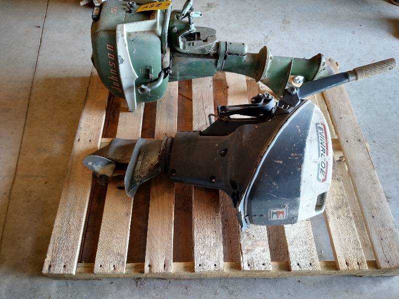 lot 284 image: (2) O.B. Motors, Parts or Repair...