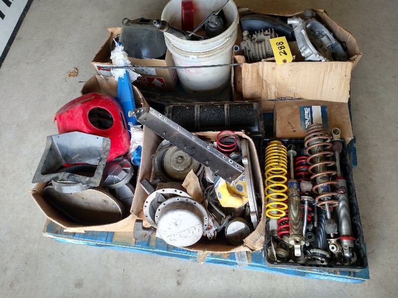 lot 288 image: Asstd Snowmobile & ATV Parts...