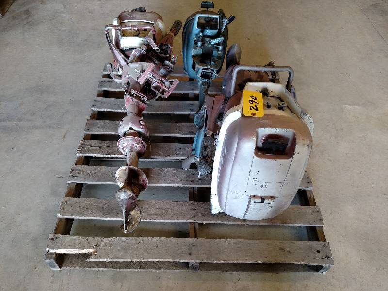 lot 290 image: (3) O.B. Motors, Parts or Repair...
