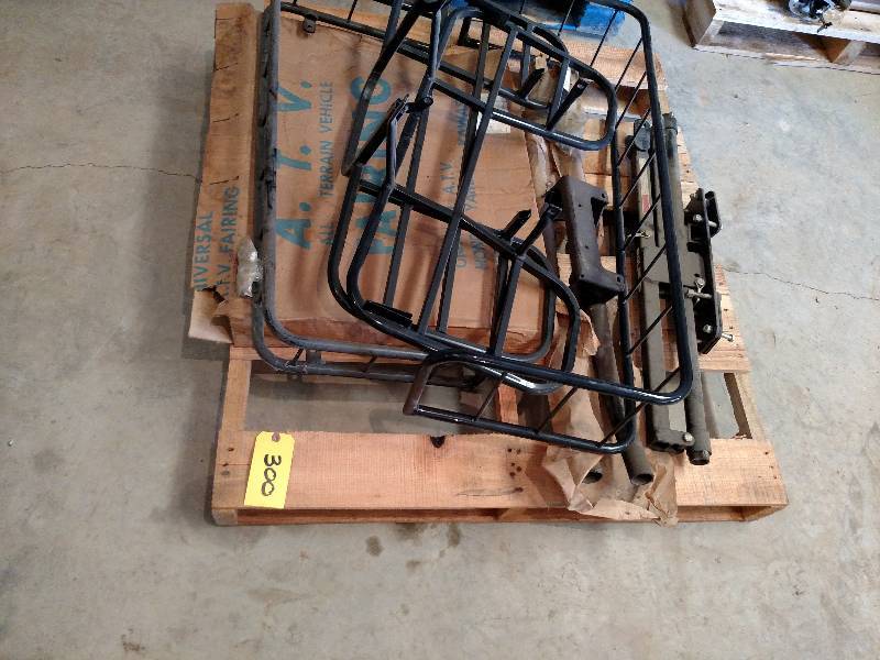 lot 300 image: Polaris ATV Racks, Windshield, Bump...