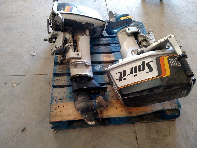 lot 307 image: (2) O.B. Motors, Parts or Repair...