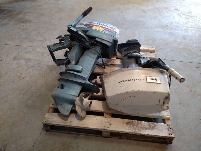 lot 308 image: (2) O.B. Motors, Parts or Repair...
