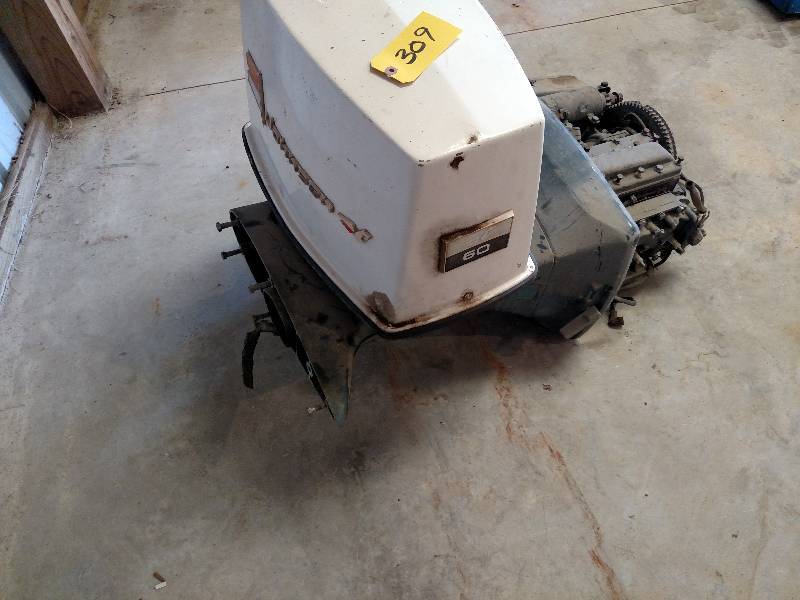 lot 309 image: Johnson 60 hp, For Parts...