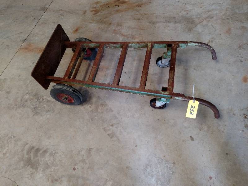 lot 333 image: Upright  Flatbed Cart...