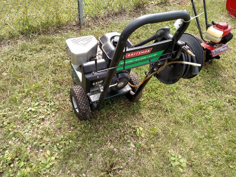 lot 342 image: Craftsman Pressure Washer, 6.5 hp, ...