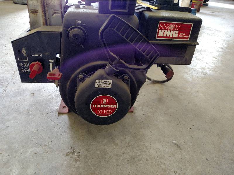 lot 379 image: Tecumseh 10 hp. Snow Blower Engine,...
