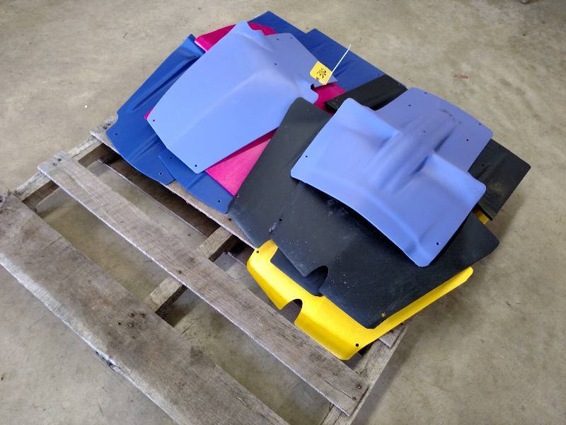 lot 380 image: Asstd New Snowmobile Skid Plates...