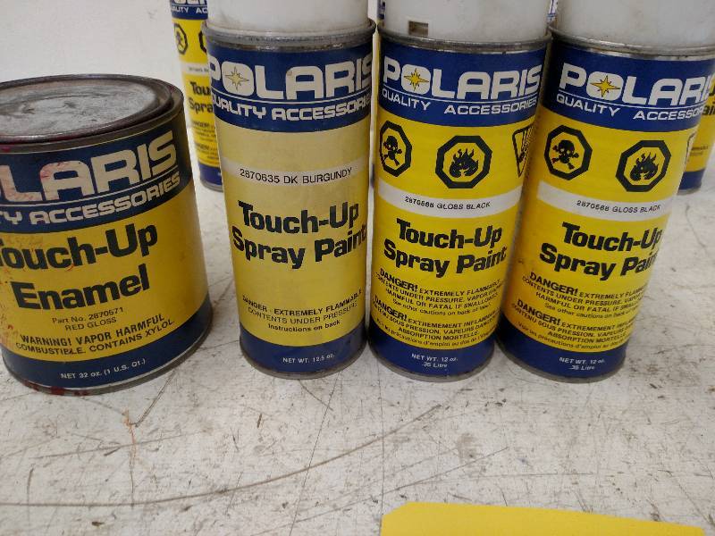 lot 394 image: Asstd Polaris Touch-Up Paints, Som...