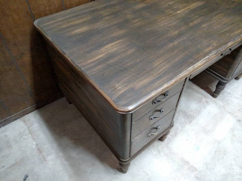 lot 450 image: Office Desk, 60 x 34, Nice Solid De...