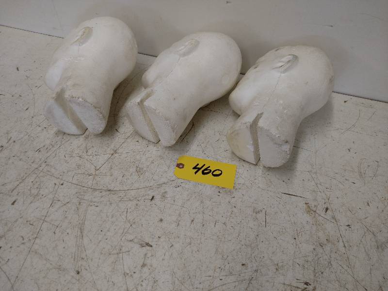 lot 460 image: (3) Styrofoam Display Heads...
