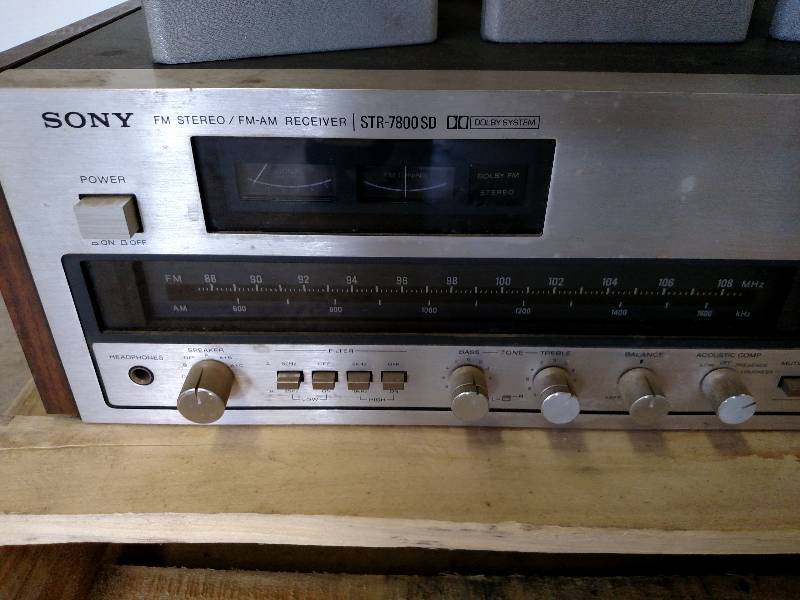 lot 477 image: Sony Receiver & Asstd Speakers, Wo...