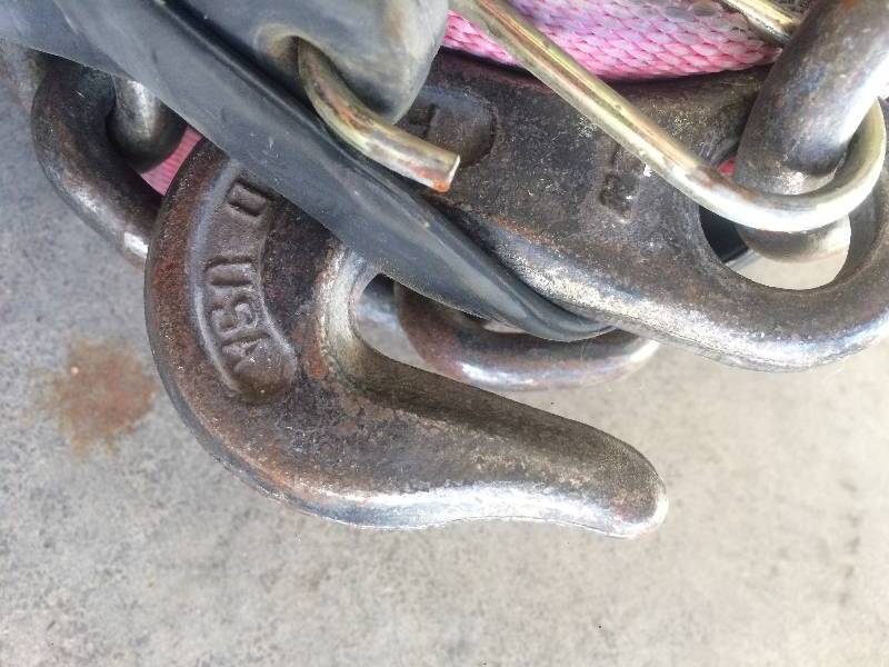 Winch Strap wChain Anchor