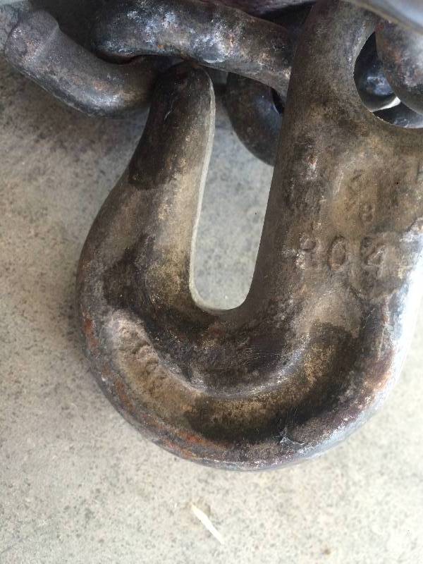 Winch Strap wChain Anchor