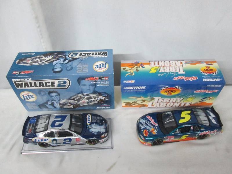 lot 84 image: Terry Labonte and Rusty Wallace Stock Cars