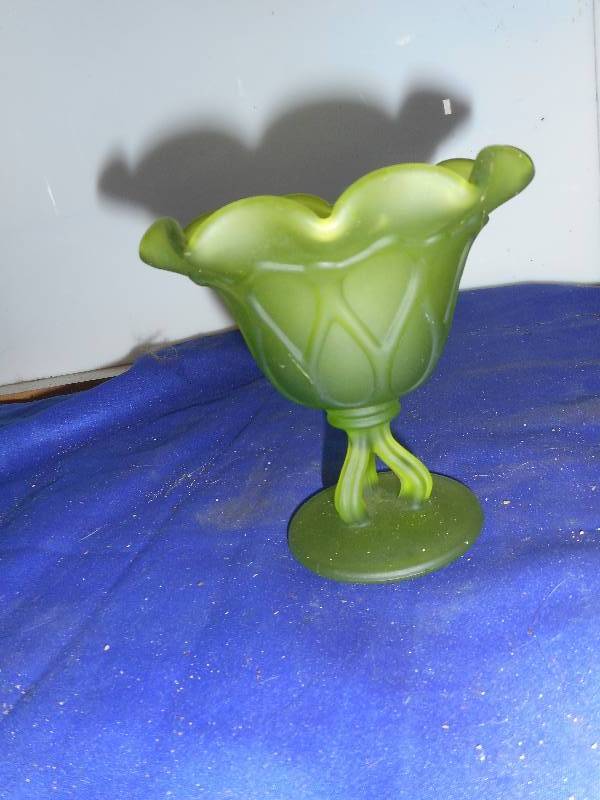 ANTIQUE PEDISTAL CANDY DISH