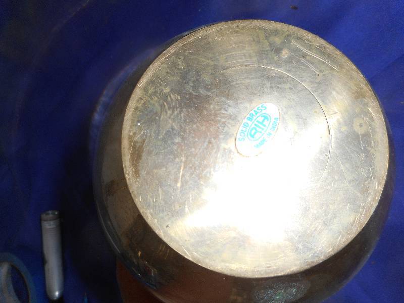 SOLID BRASS POT