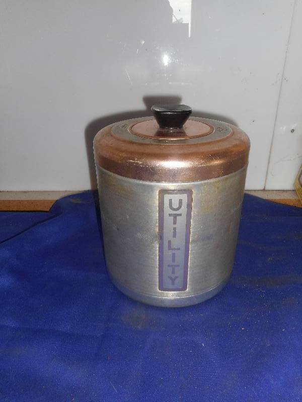 ANTIQUE UTILITY CANESTER