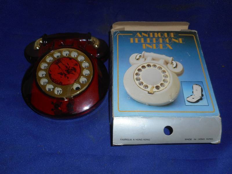 ANTIQUED TELEPHONE INDEX