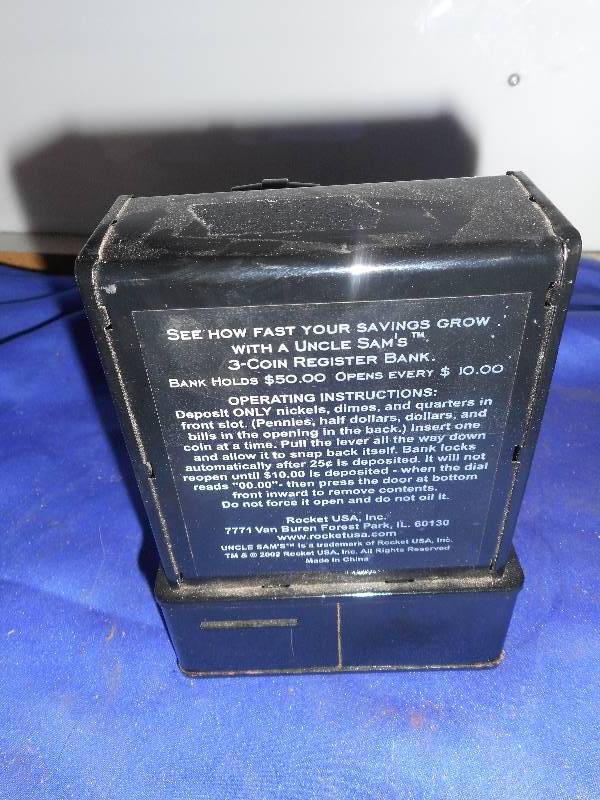 COLLECTIBLE CASH REGISTER COIN BANK