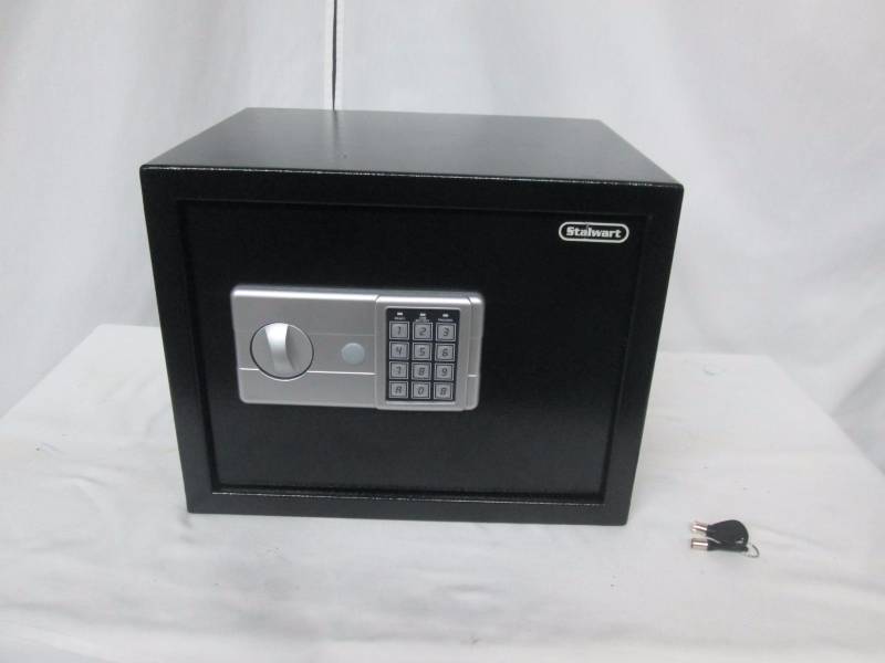 Stalwart Electronic Large Safe - Black