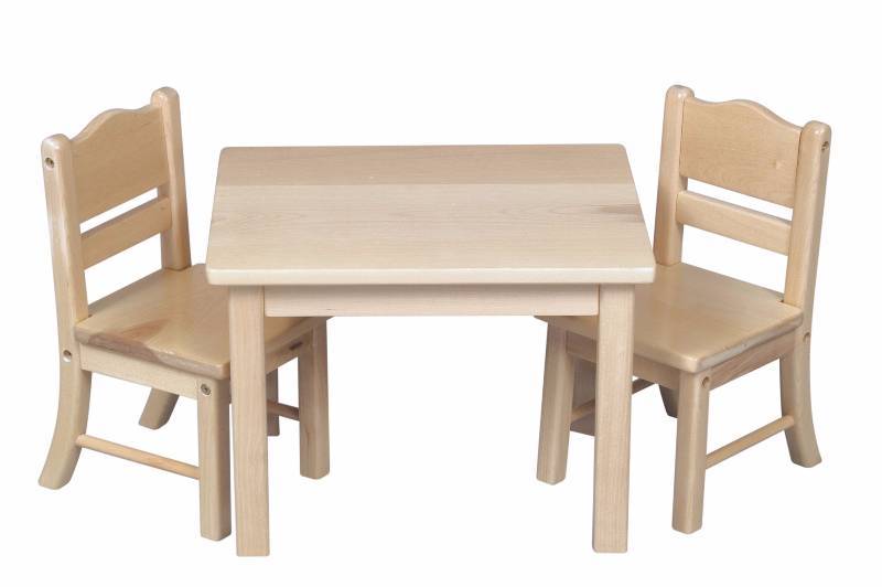 Guidecraft Doll 3-pc. Table and Chairs Set