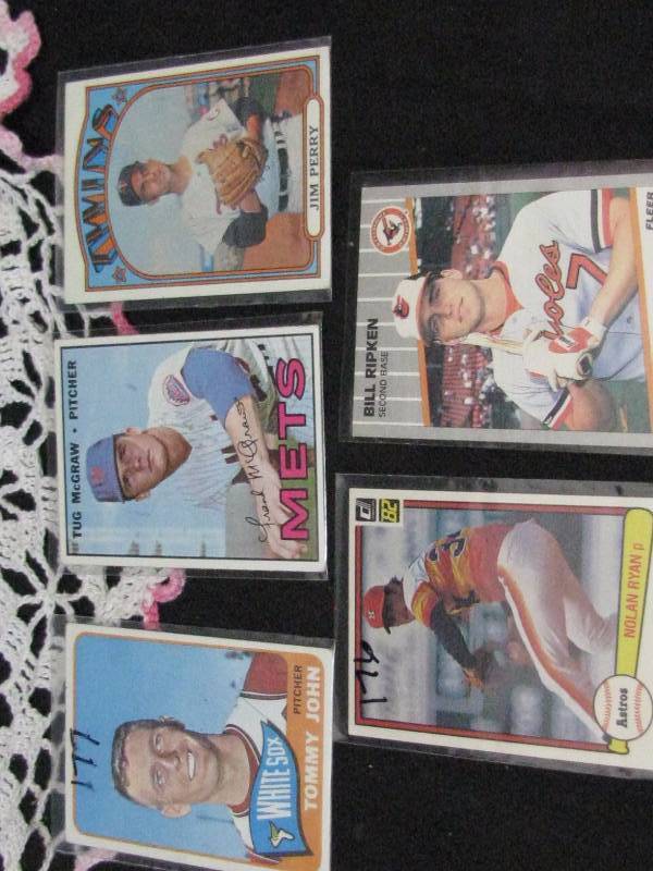 (5) Baseball Cards