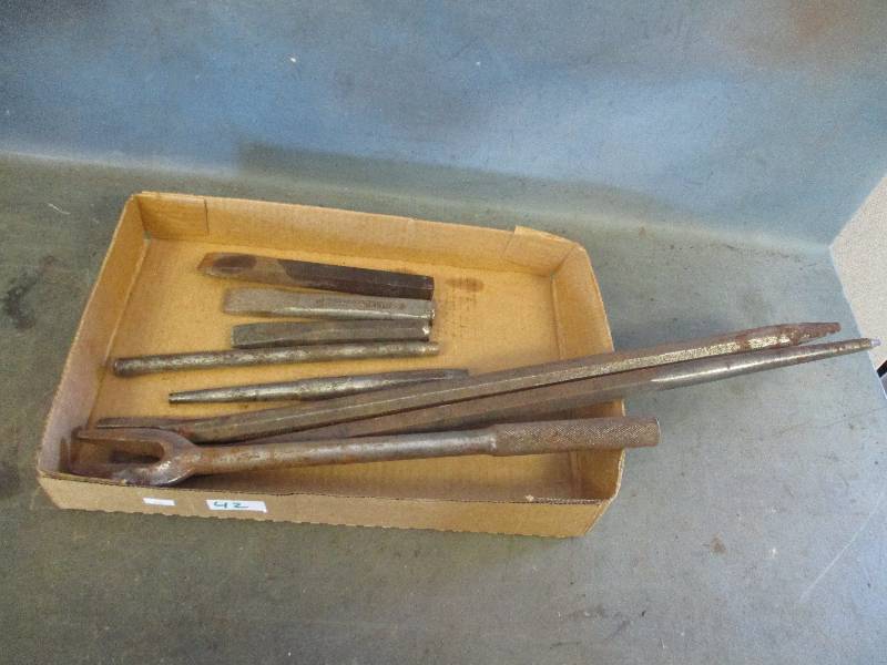 lot 42 image: Crow Bars, Chisels & More