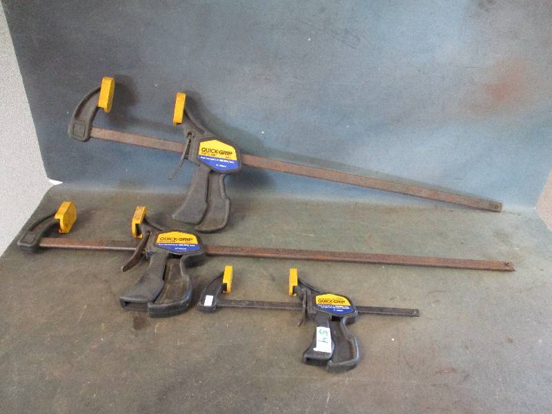 lot 54 image: Quick Grip Bar Clamps