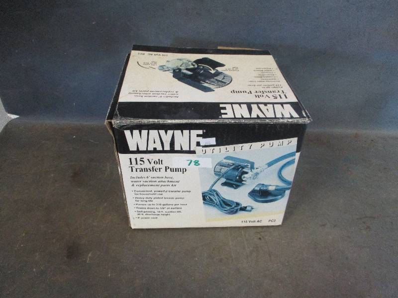 lot 78 image: Transfer Pump & Hose