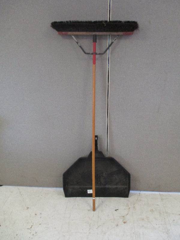 lot 91 image: Shop Broom & Dust Pan