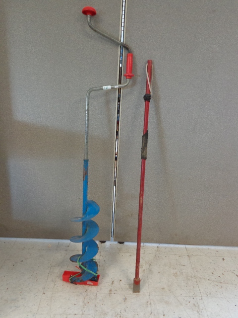 lot 161 image: Ice Auger & Ice Chipper