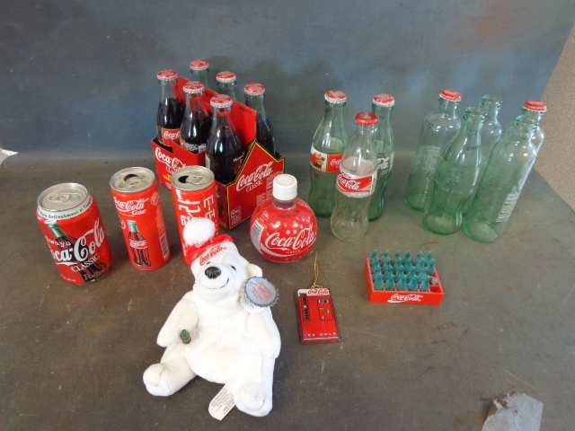 lot 133 image: Collectible Coca-Cola Cans , Bottles & More
