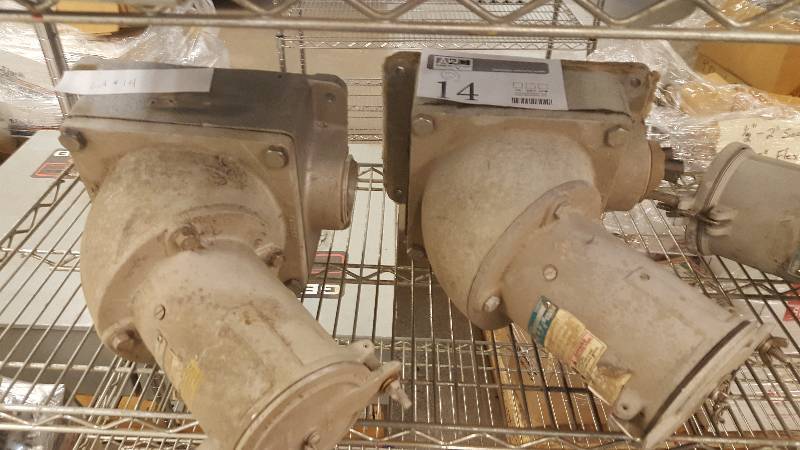 lot 14 image: Lot of (2) Appleton Powertite Receptacle
