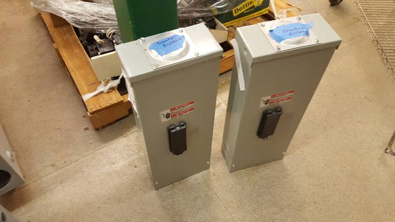 lot 30 image: Lot of (2) Electrical Service Boxes