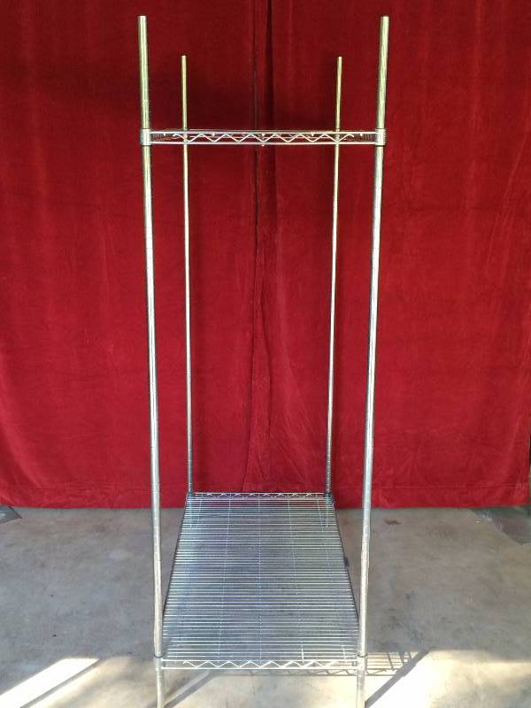 74 Tall 2 Shelving Racks Unit Metro NSF Heavy Duty Wire Super Erecta Stainless Steel Each Shelf Holds 800lbs Commercial Kitchen Pantry Storage 48x24x74.5