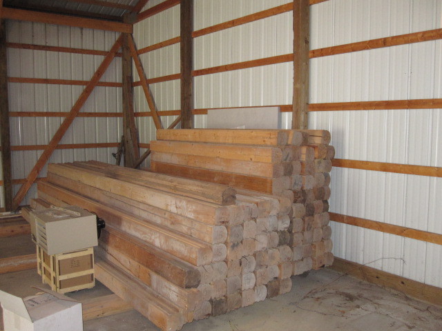 16x24 D Log Cabin Kit Empire Wholesale Cabin Kit And Mower Auction