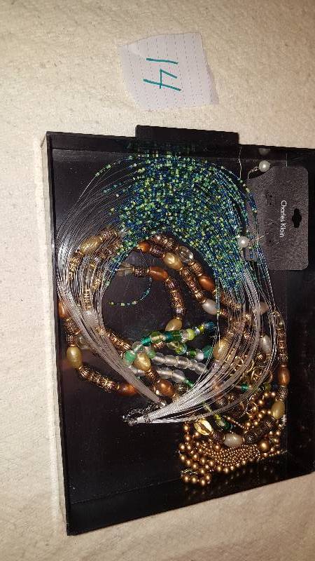 Lots of Jewelry. I do not know anything about the Jewelry or its worth.   Please view pictures closely.