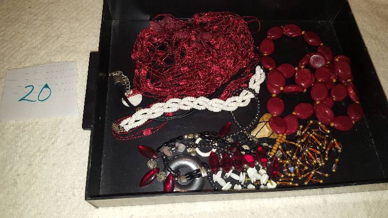 Lots of Jewelry. I do not know anything about the Jewelry or its worth.   Please view pictures closely.