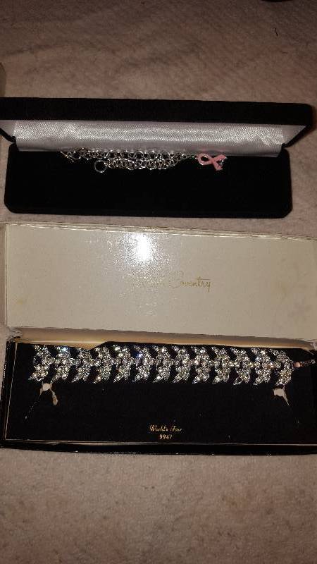 Lots of Jewelry. I do not know anything about the Jewelry or its worth.   Please view pictures closely.