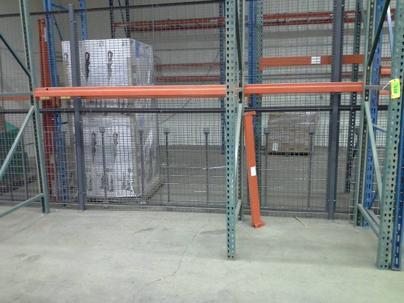 lot 518 image: 10 Pallet Racking  - 4 Uprights, 3 (1-8, 2-4) Crossbeams