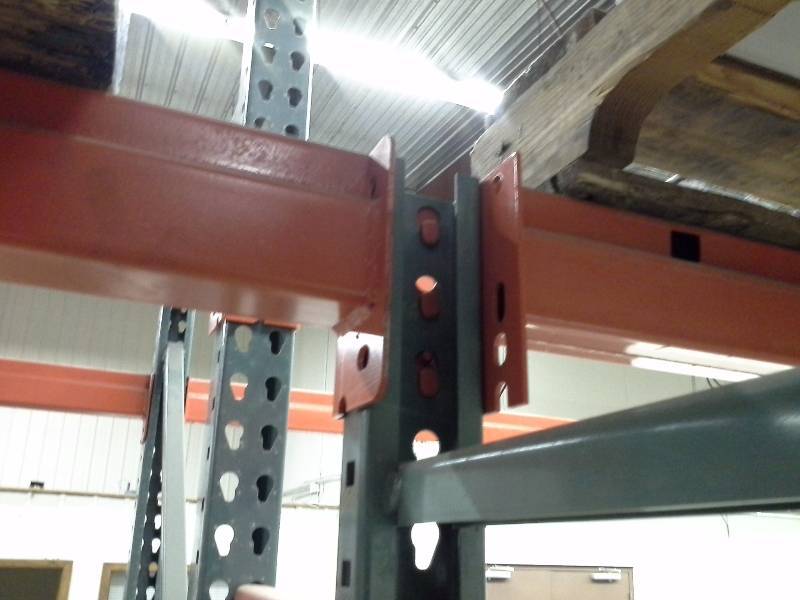 lot 524 image: 8 Pallet Racking  - 6 Uprights, 10 (2-4, 8-8) Crossbeams