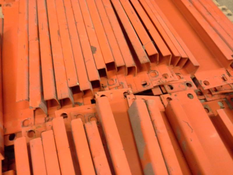 lot 567 image: About 65 Pallet Rack Row Spacers